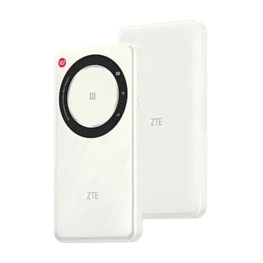 ZTE 5G Pocket WiFi U30 Air 4500mAh Type-C 867Mbps 2.4/5GHz Dual Band Portable Hotspot 5G 4G LTE Carte SIM Routeur Mobile - Blanc
