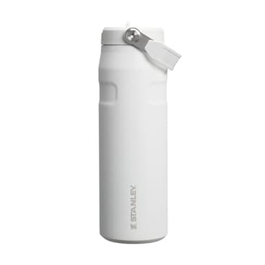 STANLEY 1913 Flip Straw 2.0 Gourde Isotherme Avec Paille 0.7L - 10 Heures Froide - 2 Jours Glacée - Acier Inoxydable - Sans BPA - Etanche - Lavable Au Lave-Vaisselle - Thermos - Frost