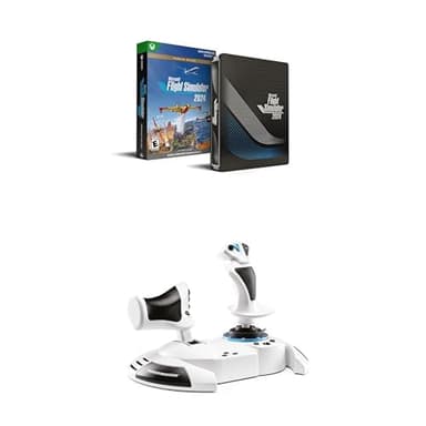 Microsoft Flight Simulator 2024 – Premium Deluxe SteelBook® Edition + Thrustmaster T.Flight Hotas One Microsoft Flight Simulator Edition
