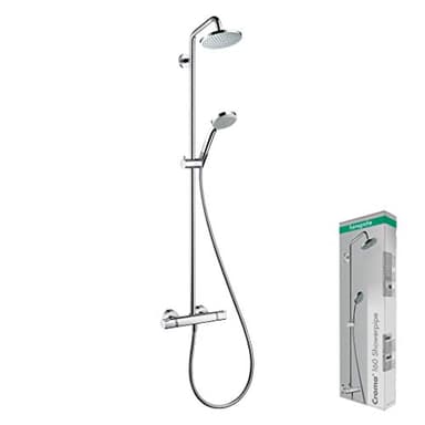 hansgrohe Croma Colonne de douche 160 1 jet avec mitigeur thermostatique, chromé, 27135000