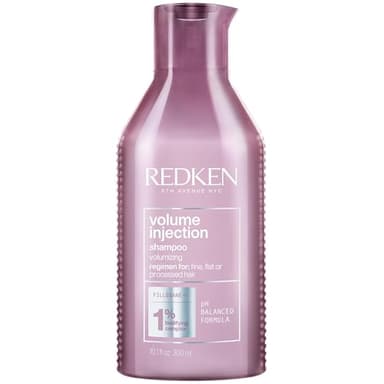 REDKEN - Shampoing Volume - Lifting À La Racine - Douceur & Brillance - Formule Légère, Vegan - Filloxane & Complexe Bodifying - Cheveux Fins & Plats - Volume Injection - 300 ml