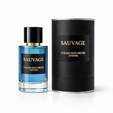 Extrait de Parfum Homme 50ml - Sauvage Collection Privée Intense | Parfum Longue Tenue, Notes Épicées et Boisées | Élégance Masculine et Charisme