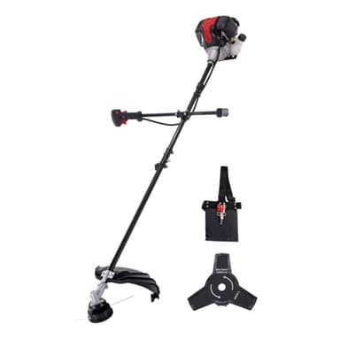 Scheppach Débroussailleuse Coupe-Bordure 2 en 1 Thermique PBC310-4S - Moteur 4 Temps - 31 cm3 - Largeur de Coupe Lame/Fil 255/480 mm - réservoir 0,7L - TAP'N'GO