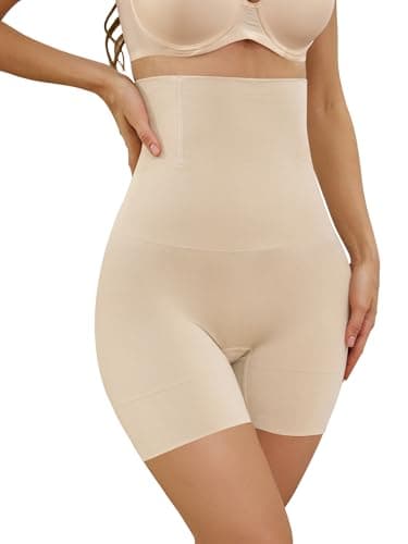 Culotte Gainante Femme Ventre Plat Culotte Taille Haute Femme Invisible et sans Couture, Shapewear Slim Short Confortable