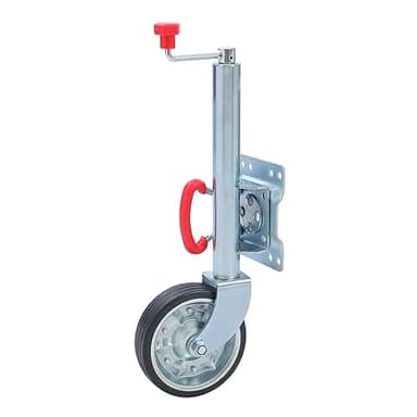 KATSU Jockey Wheel 48mm with 8" Solid Rubber Tyre 500kg