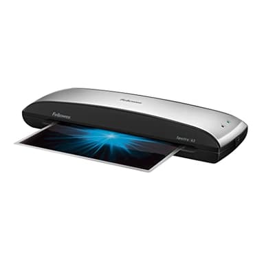 Fellowes Spectra Plastifieuse A3 Avec Kit De 10 Pochettes De Plastification, 125 Microns, Système Anti-Bourrage, Temps De Chauffe 4 Minutes, Veille Automatique, Utilisation Modérée Maison Télétravail