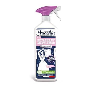 Jacques Briochin Spray Détachant Avant-Lavage au Savon Noir, 500 Millilitres - Lot de 2