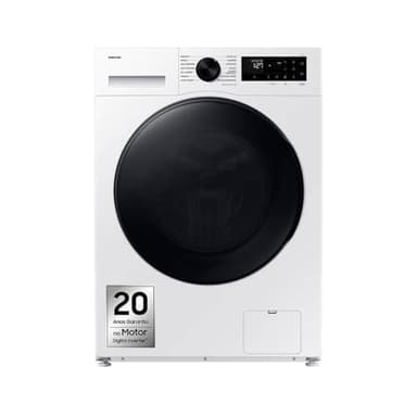 Lave-linge et sèche-linge Samsung AI Eco Bubble 9 kg/6 kg 400 tr/min blanc WD90DG5B15BEEP