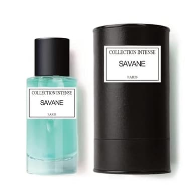 SAVANE Collection Intense, inspiration s.a.u.v.a.g.e, Idée Cadeau, un parfum longue durée, pour homme de 50 ml, fabriqué en France