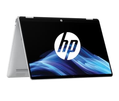 HP Omnibook 5 Flip 14-fp0001sf Ordinateur Portable Convertible 14" WUXGA OLED Tactile, PC Portable (Intel Core 5-120U, RAM 16 Go, SSD 512 Go, Intel Graphic, Windows 11), Laptop Argent, Clavier AZERTY