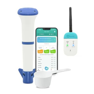 EcO Start Sel - Analyseur de Traitement de l'eau pour Piscine et Spa au sel (EcO Start Salt + Connect)