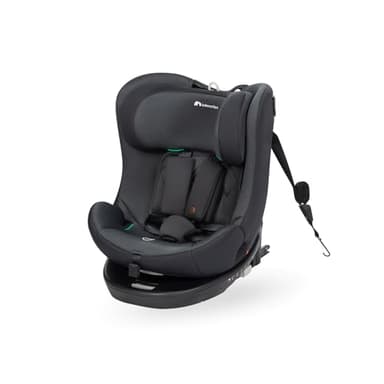 Bebeconfort EvolveFix i-Size, Siege Auto 360, 0-12 Ans, 40-150cm, Siège Auto ISOFIX, 9 Positions d'Appui-tête, 4 Positions d'Inclinaison, Protection Contre les Chocs Latéraux, Top Tether, Tinted Black