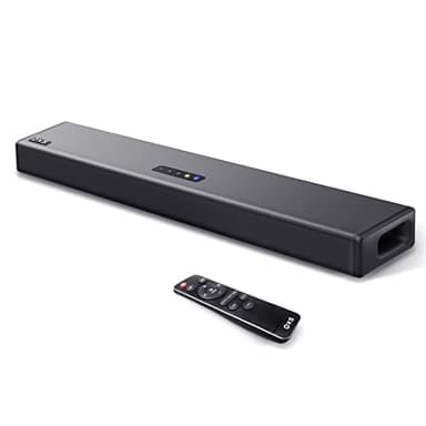 OXS S3 Barre de Son pour TV, Audio Home Cinéma avec Bluetooth 5.0, Basses Dynamiques, Son Ambiant 3D, Amélioration du Dialogue, compatible AUX/Optical/Coaxial, Modes Sonores Multiples, Fixation Murale