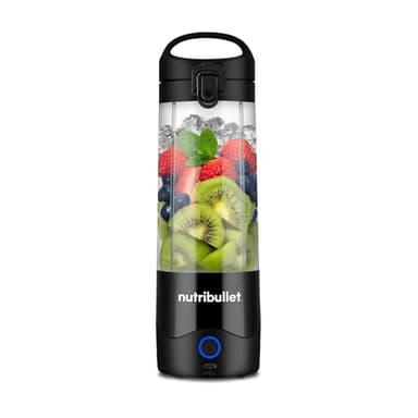 nutribullet blender portable léger, tasse tritan sans BPA 475ml, mini blender avec lame en acier inoxydable 4 points, blender nomade, chargeur USB-C, plus de 15 cycles avant recharge NBP003B