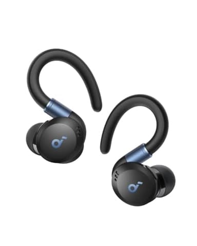 Soundcore Sport X20 écouteurs Bluetooth sans Fil by Anker, Crochets rotatifs et Extensibles, Suppression du Bruit, étanchéité IP68, Longue durée de Vie, écouteurs pour la Salle de Sport