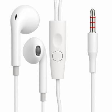 CKSHP Écouteurs Filaire CKS-5 Super Bass, Prise Jack 3,5 mm, Écouteurs Intra-Auriculaires avec Micro HD, Confort Ergonomique, Stéréo Hi-FI, Compatibles Smartphone, PC, Tablette, Musique & Appels