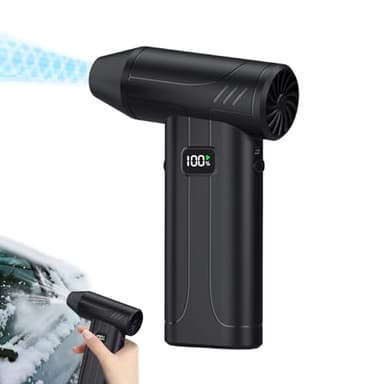 Sèche-Cheveux portatif, sèche-Cheveux portatif Rechargeable par USB sans Fil, plumeau 100 000 TR/Min, souffleur d'air électrique, pour Le Nettoyage de la pelouse de la Cour, du Patio et de la Voiture