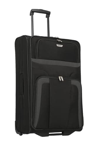 travelite paklite Valise de Voyage à 2 roulettes, Valise Souple à roulettes Grande, Orlando, Valise Trolley Classique au Design Intemporel, 73 cm, 80 litres