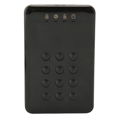 Disque Dur crypté, Disque Dur Portable sécurisé USB 3.0 3 to, Matériel D'accès par Mot de Passe SATA, Boîtier de Disque Dur Externe Portable crypté