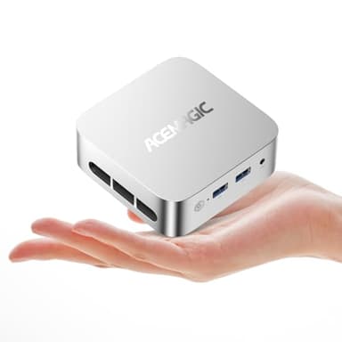 ACEMAGICIAN V1 Mini PC Шin11 Pro,16Go DDR4 256Go SSD,Ιntel Twin Lake-N150(jusqu'à 3,6GHz), Micro Ordinateur de Bureau pour Home Cinéma/Commercial/Bureau |Dual WiFi|HDMI+DP|USB3.2