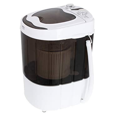Adler CR 8054 machine à laver Portable Charge par dessus 3 kg Marron, Blanc