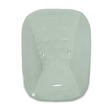 hauck Housse Transat pour Siege Chaise Bebe Highchair Bouncer (Eco) (non Compatible avec autres Modèles), Coton, avec Élastique et Fentes pour Harnais 5 Points, Lavable à 60° - Vert Sauge