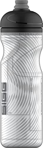 Sigg - Gourde Vélo Isotherme - Pulsar Therm Snow - Gourde Souple Ultra-Légère - Compatible Lave-vaisselle - Étanche - Sans BPA - Accessoire Sport Outdoor & Vélo - Blanc - 0,65L