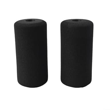 Eawfgtuw Lot de 2 rouleaux de rechange en mousse haute densité pour banc de musculation, salle de sport à domicile, machine d'entraînement (160 mm)