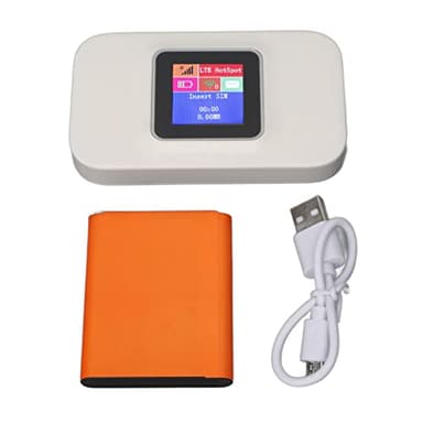 Vikye Routeur WLAN Mobile, 300Mbps 5G Routeur WLAN Portable 4G LTE avec Emplacement pour Carte SIM WLAN, Batterie 3000Mah, Connexion De 10 Appareils en MêMe Temps