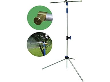 O'FRESH Brumisateur de Jardin et Terrasse avec Douche de Jardin - Brumisation Extérieur avec 5 Buses inox + Pommeau de Douche Interchangeable - Climatisation extérieure - Repousse les moustiques
