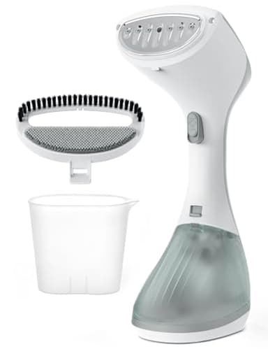 AROEVE Defroisseur Vapeur,1300W Défroisseur Vertical Portable, Réservoir de 260 ml, 2 Modes Vapeur, Compact, Portable pour la Maison, le Bureau, les Voyages –Défroisseur Efficace