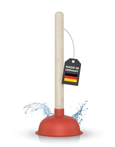 Klangfeiler® Déboucheur de canalisations - Déboucheur à Ventouse - 140 mm - Avec ventouse - Pour lavabo, douche, WC, etc.