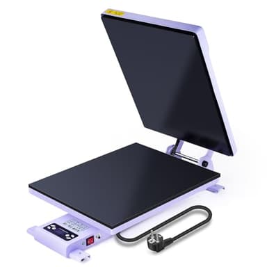 LetCart Presse à Chaud 40 x 50 cm Presse de la Chaleur Machine de Sublimation Machine de Transfert pour T-Shirt Multifonction Professionnel et à la Maison, Portable Presse à Pression