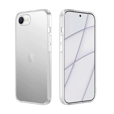 Captor Coque iPhone 16e, Coque Transparente en Silicone TPU Souple, Ultra Fine, Antichoc Anti-Rayures, Protection Appareil Photo, Anti-jaunissement, Flexible et résistant pour iPhone 16e