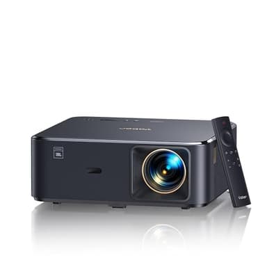 Videoprojecteur 4K avec Son JBL, YABER 1000ANSI Projecteur Video Google TV 11.0, WiFi 6 Bluetooth 5.2, K2s Retroprojecteur Portable 20W Haut-Parleurs, Full HD 1080P, Auto Focus/Keystone
