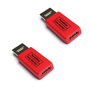 PortaPow – Lot de 2 bloqueurs de données USB-A vers USB-C