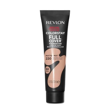 Revlon ColorStay Full Cover - Fond de Teint Couvrant Imperfections - Maquillage Teint - Couvrance optimale et fini mat - Résite à Toutes Épreuves - Effet Seconde Peau - 30ml - N220 Natural Beige