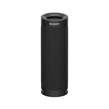 Sony SRS-XB23 | Enceinte Portable EXTRA BASS Bluetooth Stéréo, Sans Fil, résistante aux chocs, étanche pour Plage et Piscine, Noir Basalte, SRSXB23
