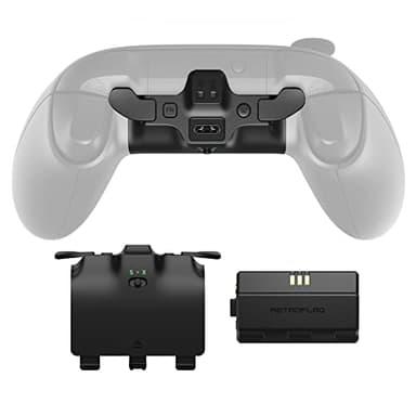 AKNES RetroFlag SuperPack Strike Pack pour Manette Xbox Series X|S,Boutons Arrière Programmables,Batterie Rechargeable 1000mAh,Mapping/Six-Axis Gyro/Turbo,Compatible avec Wins/Switch/Steam Deck