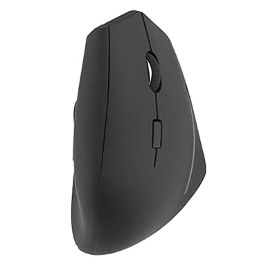 T'nB Souris Moreno - Souris sans Fil Ergonomique Verticale, Double Connexion par Bluetooth et Radiofréquence, Soulage Le Poignet, Idéal Usage Professionnel et Télétravail - Noir