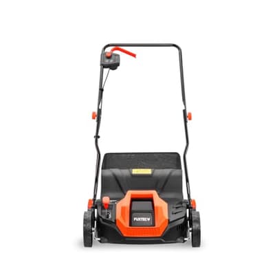 Scarificateur électrique FUXTEC, aérateur de gazon avec 1300 watts de puissance, largeur de travail 32 cm et réglages de profondeur de -12 à +10 mm, bac de ramassage 40 L