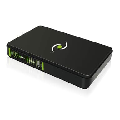 Tecnoware UPS Era Plus DC pour WiFi/Modem, vidéosurveillance, Pas pour PC Gaming/Console, Powerbank 8800mAh, POE 24V/48V, Protection surtensions et coupures Jusqu’à 240 Min
