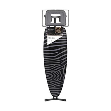 Taurus Argenta Plus - Planche à repasser, 3 positions de hauteurs jusqu'à 93cm, Support pour centrale vapeur, Housse 100% coton, Dimensions 41 x 125 cm, anti-dérapeant
