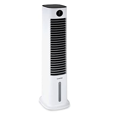 Klarstein Rafraichisseur d'Air Mobile 5 en 1, Refroidisseur d'Air par Evaporation, Humidificateur, Ventilateur, Ioniseur, Climatiseur Mobile Sans Évacuation, APP, Mode Nuit, 80W, Débit d'Air 462m³/h