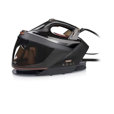 Princess Station à vapeur, 3000 W, 7,5 Bars, Réservoir Amovible 1,5 L, Semelle en Céramique, 70 g/min Vapeur Continue, 250 g/min Jet de Vapeur, Arrêt Automatique, 323090