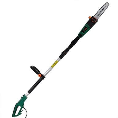 Gardebruk® Elagueuse sur Perche électrique 750W poignée Ergonomique Lame 26cm télescopique Coupe Branche tronçonneuse sécateur scie Arbre Branches