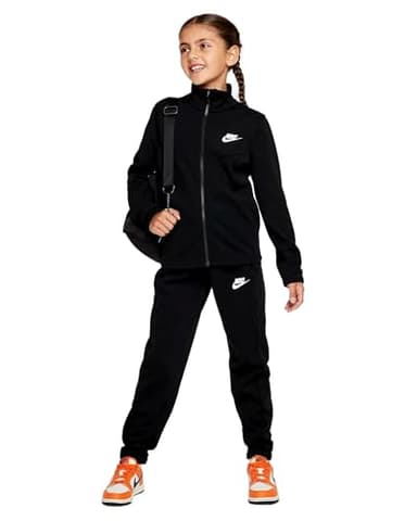 Nike Poly Survêtement, Noir/Blanc, 9-10 Ans Mixte Enfant