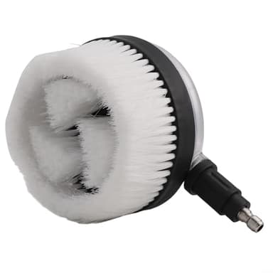 Solution de lavage de voiture efficace Brosse rotative haute pression avec connecteur rapide mâle 1/4, élimination rapide de la saleté