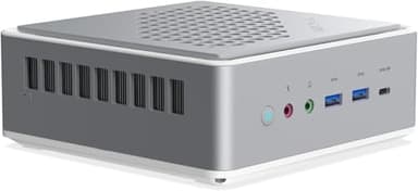 MINISFORUM Mini PC UM870 Slim, AMD Ryzen 7 8745H 8C/16T jusqu'à 4,9 GHz, Version Barebone avec SSD DDR5/PCIe4.0, Carte Graphique AMD Radeon 780M, HDMI/USB 4/DP, RJ45 2,5G, WiFi, BT