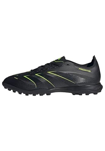 Adidas Mixte Predator League Turf Football Boots, Core Black/Carbon/Lucid Lemon, 40 EU